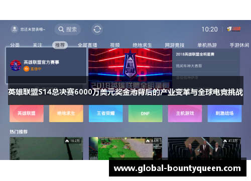 英雄联盟S14总决赛6000万美元奖金池背后的产业变革与全球电竞挑战 英雄联盟S14总决赛6000万美元奖金池背后的产业变革与全球电竞挑战